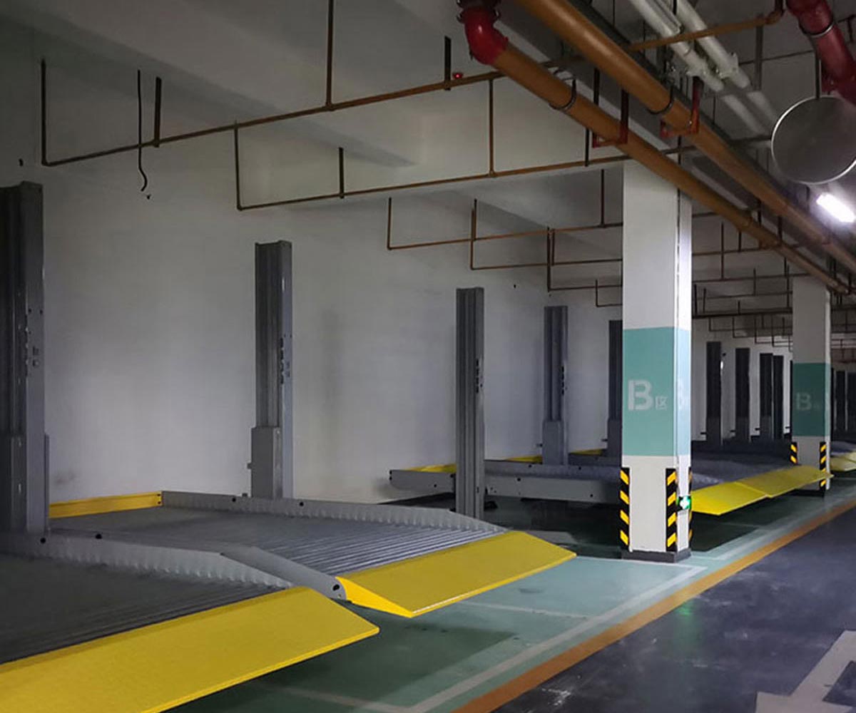 龍泉驛簡易升降立體車庫液壓部分安裝步驟